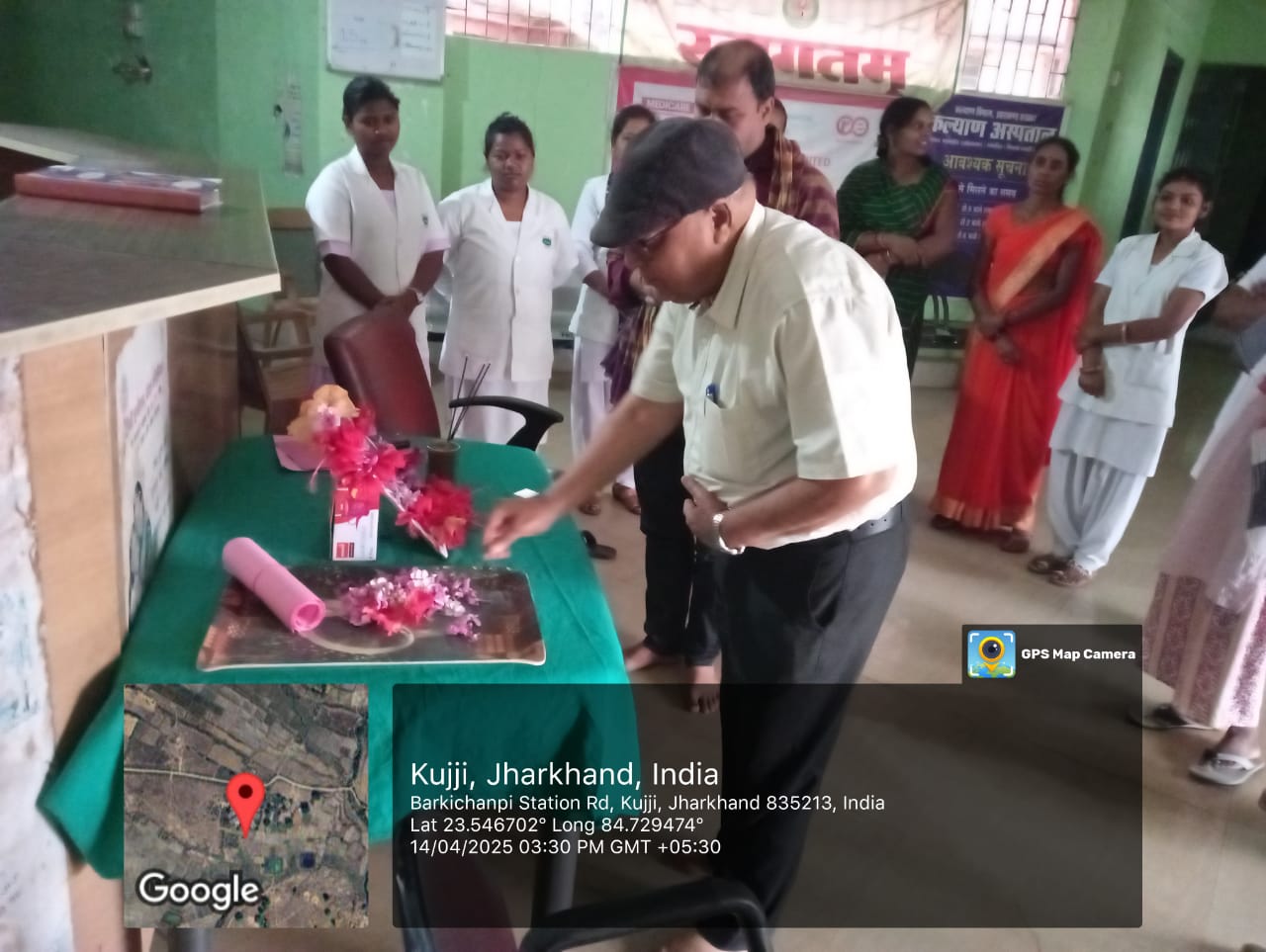 कल्याण अस्पताल हेसल बसारडीह लोहरदगा संचालित विकास भारती बिशनपुर में डॉक्टर भीमराव अंबेडकर जयंती मनाया गया,